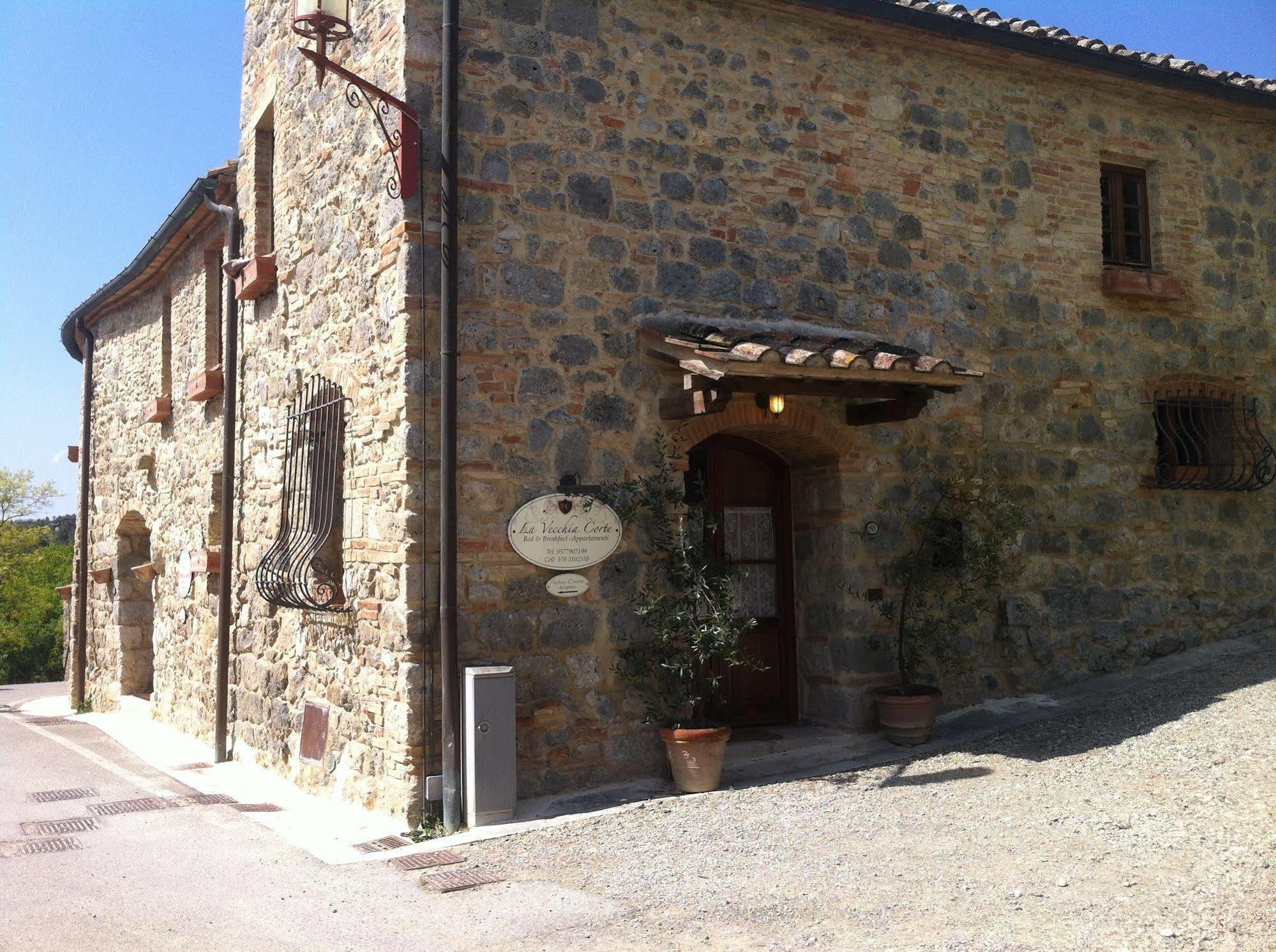 La Vecchia Corte San Gimignano Ngoại thất bức ảnh
